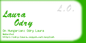 laura odry business card